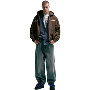 Sweat-shirt en molleton d'hiver en coton lourd à impression personnalisée de haute qualité, sweat-shirt uni teint pour homme et femme - Product Image 1