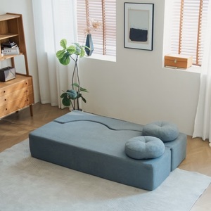 Sofá Cama Convertible de 78 Pulgadas con Material de PC, Colchón Plegable Portátil Controlado por Aplicación, Diseño Moderno para Uso en el Hogar/Oficina/Hotel - Product Image 3