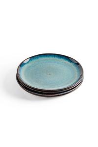 Plato de Cena de Cerámica Azul Marino, Hecho a Mano, con Textura Glaseada, Construcción Duradera, Elección Elegante para Mesas de Comedor Contemporáneas - Product Image 4