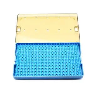 Large PPSU Microsurgical Instrument Box Disinfection Sterilization Box with <b>Silicone</b> <b>Pad</b> CE Certified ISO Approved - Product Image 1