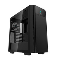 Boîtier d'ordinateur DeepCool MagicCube CH510 avec écran numérique, affichage du thermomètre, verre trempé, double AIO 360 mm, maille blanche, CH510