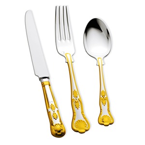 Qualité supérieure Achetez en vrac Conception personnalisée Couverts d'hôtel en acier inoxydable Ensemble de couverts en métal doré pour dîner de mariage - Product Image 2