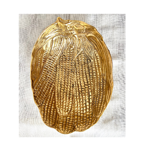 Bol en laiton design Fruits secs au chocolat Plateaux de service Bol en forme de feuille à bas prix Meilleure vente Nouveau plateau de service - Product Image 6