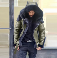 Vente en gros Veste en cuir zippée à capuche personnalisée pour hommes automne/hiver Style décontracté grande taille imperméable chaud confortable haut