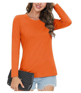 T-shirt pour homme 100% coton Design uni avec logo personnalisé et tissu tricoté uni - Product Image 1