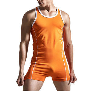Qualité supérieure Hommes Lutte Singlet Léger Pas Cher Taux Entièrement Personnalisé Anti-rides Lutte Singlet avec la Dernière Conception - Product Image 1