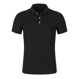 เสื้อโปโลผ้าคอตตอนโพลีเอสเตอร์สีขาวสำหรับผู้ชายดีไซน์แขนสั้นลำลองพิมพ์ลายและโลโก้ตามสั่ง - Product Image 3