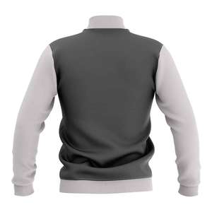 Chaqueta Universitaria de Marca Privada con Parches Personalizados, Chaquetas Universitarias de Satén al por Mayor para Hombre y Mujer - Product Image 2