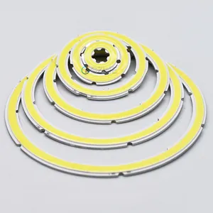 Cob Universal 12V 12W 6000K Cri 95 Daya Tinggi Cob Mata Malaikat Cincin Cob Chip Led untuk Lampu Mobil