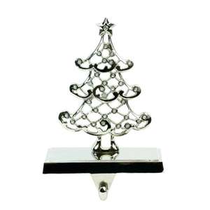 Soporte de almacenamiento de árbol de metal decorativo para el hogar de plata brillante de aluminio fundido - Product Image 6