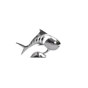 รูปปั้นโลหะแนวแอบสแตรกทำจากอลูมิเนียมรูปปลาโลมารูปปั้นศิลปะทันสมัยของตกแต่งบ้านทันสมัยเหมาะสำหรับการตกแต่งภายในสำนักงานแบบหรูหรา - Product Image 3