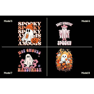 Personalized Halloween Organic <b>Cotton</b> Drawstring <b>Candy</b> Bags with 12 Designs Screen Printed Logo for Bracelets and Watches - Product Image 5