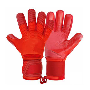 Best Selling Hot Sale Finger Protection Goalkeeper Gloves Oem Service Top Quality <b>Red</b> Color Goalkeeper Gloves in Low Price - Product Image 1