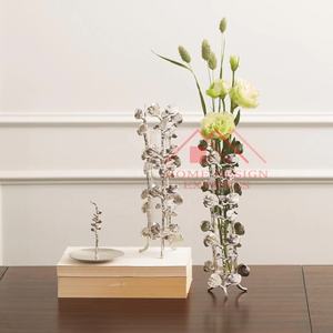 Latest Design <b>Gold</b> Antique Decorative Table Top Metal <b>Vases</b> for Living Room and Metal Decorative Modern Flower Bud <b>Vase</b> - Product Image 5