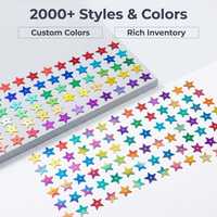 Confettis en PVC en forme d'étoiles dorées de 4 mm en vrac pour fêtes, décorations de vacances, artisanat fait main, résistants à l'abrasion, marque JM