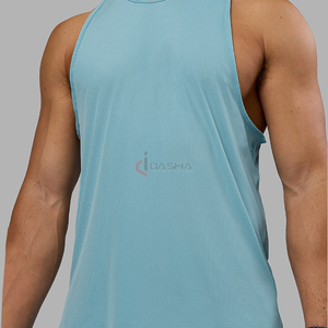 Camisetas sin mangas de alta elasticidad de secado rápido camisetas de entrenamiento sin mangas gimnasio correr Fitness Tops fabricante - Product Image 3