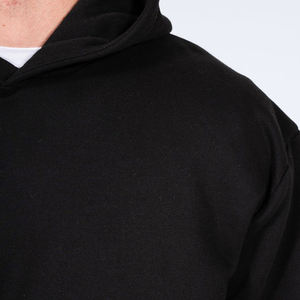 Custom Heavyweight Gsm Drop Shoulder Hoodie Blank Algodón Poliéster Oversized Boxy Fit Sudaderas con capucha de lana gruesa de alta calidad - Product Image 2