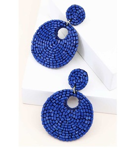 Pendientes de cuentas étnicas hechos a mano 2026, nueva moda, estilo ángel de resina, joyería bordada con cuentas hecha a mano de la India para mujer - Product Image 3
