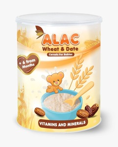 High Quality ALAC Wheat and Date <b>Baby</b> Cereals 400g Box ISO Certified Low-Sodium Vitamins Minerals Balanced Diet for 6-12 Months - Product Image 1