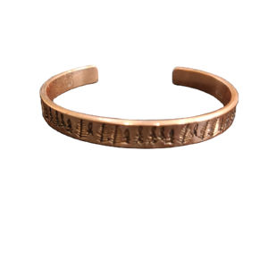 Brazalete de Terapia Magnética de Cobre Puro Hecho a Mano de Primera Calidad para el Alivio de la Artritis, Diseño de Metal Ajustable de Alta Calidad - Product Image 1