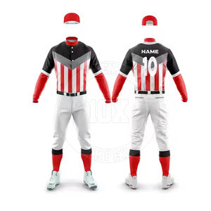 Uniforme de béisbol para hombre, ropa personalizada para jóvenes, uniforme deportivo cómodo para hombre, nuevo diseño liso - Product Image 1