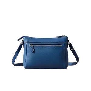 Portefeuille en cuir véritable à fermeture éclair pour femmes - Product Image 2