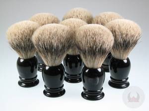 Pinceau de rasage artisanal en corne de buffle de taille personnalisable de qualité supérieure Offre Spéciale avec brosse à cheveux en bois et poils de sanglier - Product Image 2