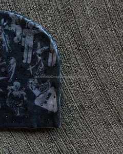 หมวกบีนนี่ถักลายสำหรับผู้ชายและผู้หญิงผ้าแจ็คการ์ดฤดูหนาว - Product Image 6