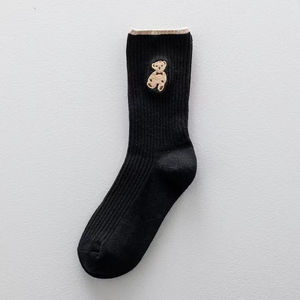 Chaussettes d'hiver pour femmes, personnalisables, à double aiguille, épaisses, hautes jusqu'au genou, antibactériennes, respirantes - Product Image 3