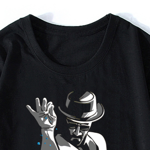 เสื้อยืดพิมพ์ลายดิจิทัลของผู้ชายระบายอากาศได้เสื้อยืดผ้าฝ้าย100% น้ำหนักเบาทรงหลวมพิมพ์ลายดิจิทัล - Product Image 5