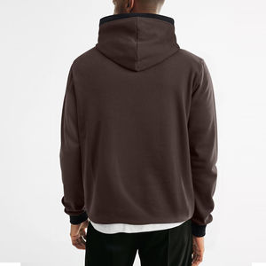 Sudaderas con capucha de lana de algodón 100% para hombre, ropa de abrigo cálida y acogedora, duradera, forro suave, ropa de invierno antibolitas - Product Image 2