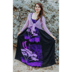 Belle BIKAT Print K3009 Cardigan d'été pour femme grande taille Top Blouse avec tissu enveloppant extensible différentes tailles - Product Image 2