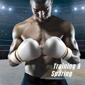 Waseem Impex High Quality Customizable Premium Leather Boxing <b>Gloves</b> for Outdoor Martial Arts Ready to Ship - Product Image 4