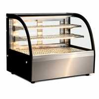 Vitrine chauffante de comptoir commerciale pour aliments – Armoire de présentation chauffante pour la restauration