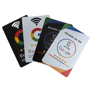 Tarjeta de Revisión NFC para Negocios |   Toque para Revisar y Escanear la Tarjeta de Comentarios con Código <span class=keywords><strong>QR</strong></span> |   Tarjeta de Seguidores de Redes Sociales con Impresión de Logotipo Personalizado - Product Image 5