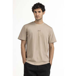 T-shirts en jersey imprimés Relax Fit 100% coton biologique MN-TS-SS25-339 220 grammes Fibre compressée - Product Image 3