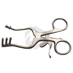 Retractor WEITLANER autoretención 130 mm 5,18 "3x2 puntas semi afiladas instrumentos médicos veterinarios quirúrgicos retractores Adson - Product Image 2