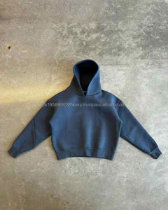 Custom Hoodies <b>Men's</b> <b>Hoodie</b> Fit Boxy Heavy Weight Puff Printing <b>Oversized</b> Streetwear Pullover Boxy Hoodies <b>for</b> <b>Men</b> - Product Image 2