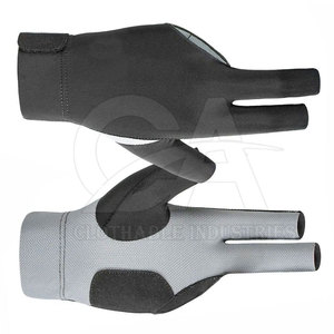 Guantes de billar de nailon duraderos, antideslizantes, de 3 dedos, para un juego de precisión, guantes profesionales de nailon para billar - Product Image 4