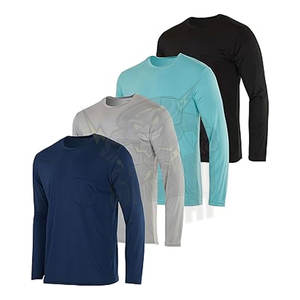 Custom High Quality Long Sleeve Performance Uv Sun protection Upf 50+ Quick Dry Slim Fit Spf Shirt Long Sleeve Jogging Wear - Product Image 1