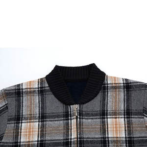 Veste Lettermen professionnelle décontractée pour hommes Printemps Design élégant à la mode Logo personnalisé avant Matériau en polyester Style formel - Product Image 3