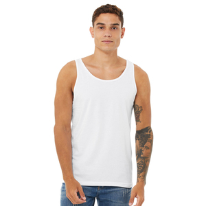 Bella + Canvas Logotipo personalizado Serigrafía Camisetas sin mangas con patrón 3D - Product Image 2