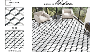 Venta caliente alto pulido brillante 600x600mm 2x2 baldosas de porcelana 60x60 cm azulejo de pared de cerámica Foshan - Product Image 4