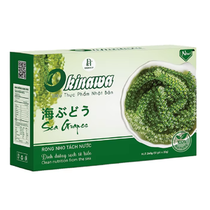 Okinawa Raisins de mer déshydratés Snack Algues nutritives du Vietnam Boîte de 240g avec 12 paquets Prix raisonnable - Product Image 1