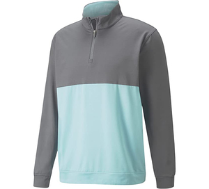 เสื้อสเวตเชิ้ตผู้ชายแบบซิป ¼ ตัว ยี่ห้อ Index Apparel สีดำ-เทา ทรงปกติ สวมใส่สบายๆ สำหรับฤดูใบไม้ร่วง คอตั้ง - Product Image 5