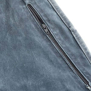 Gilet en toile épaisse lavée de haute qualité pour homme, en coton délavé chimiquement, style streetwear décontracté, idéal pour l'hiver, séchage rapide, personnalisable OEM - Product Image 3