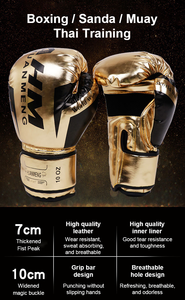 Gants de boxe noirs 12oz pour adultes-Design professionnel à lacets avec logo personnalisé-Matériau en cuir véritable - Product Image 2