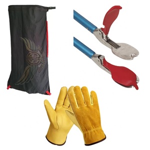 Bolsa para Atrapar Serpientes con Marco de Acero Inoxidable y Aluminio, Rectangular, Desechable, con Asa Desmontable (Sólida) - Product Image 4