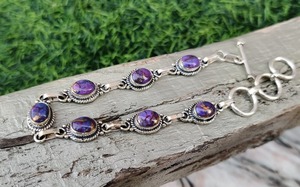 Turquoise Gemstone Jewelry <b>For</b> <b>Women</b> Silver Boho Style <b>Bracelet</b> Jewelry 925 Sterling Silver Trending Handmade <b>Bracelet</b> Gift <b>For</b> - Product Image 2