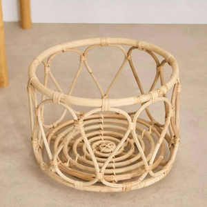 Vente chaude Pot de plante en rotin naturel fait à la main Panier de jardinage en osier Décoration de jardin d'intérieur pour la verdure et les présentations décoratives - Product Image 1